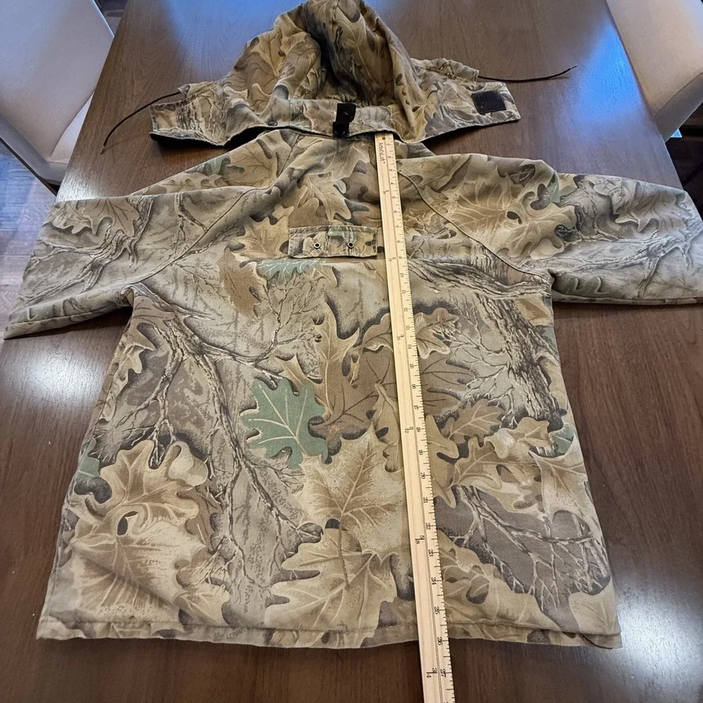 Vintage 90s Johnson Sympatex Hunting Jacket Advantage Camo‎ Made in USA Mens M